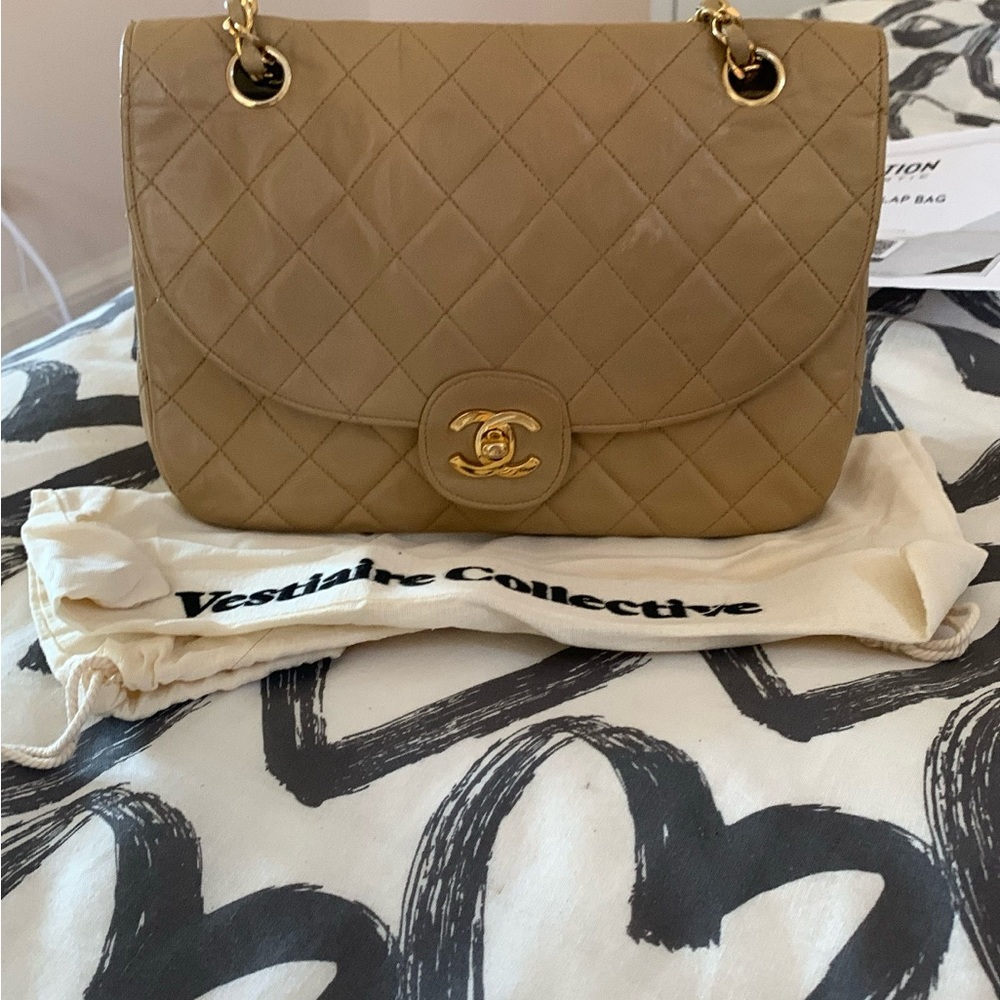 Authentic Vintage 1980’s Chanel Flap